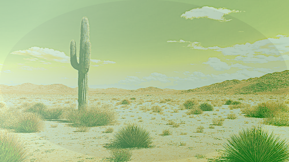 The Shimmering Sands Desert